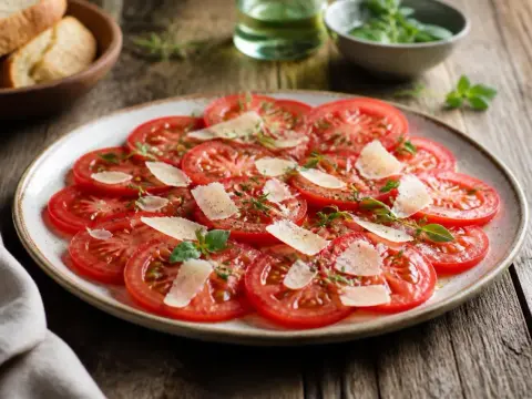 Tomaten-Carpaccio richtig machen - so gelingt die feine Vorspeise