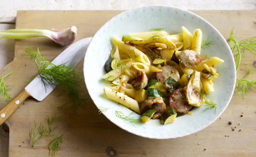 Salsiccia selber machen mit Fenchel und Knoblauch