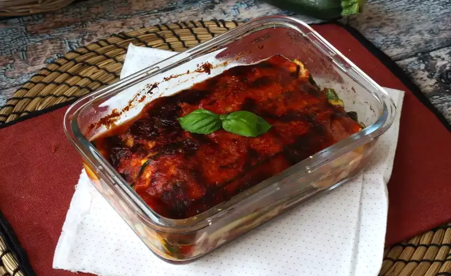 Zucchini-Piccata mit knuspriger Parmesan-Kruste