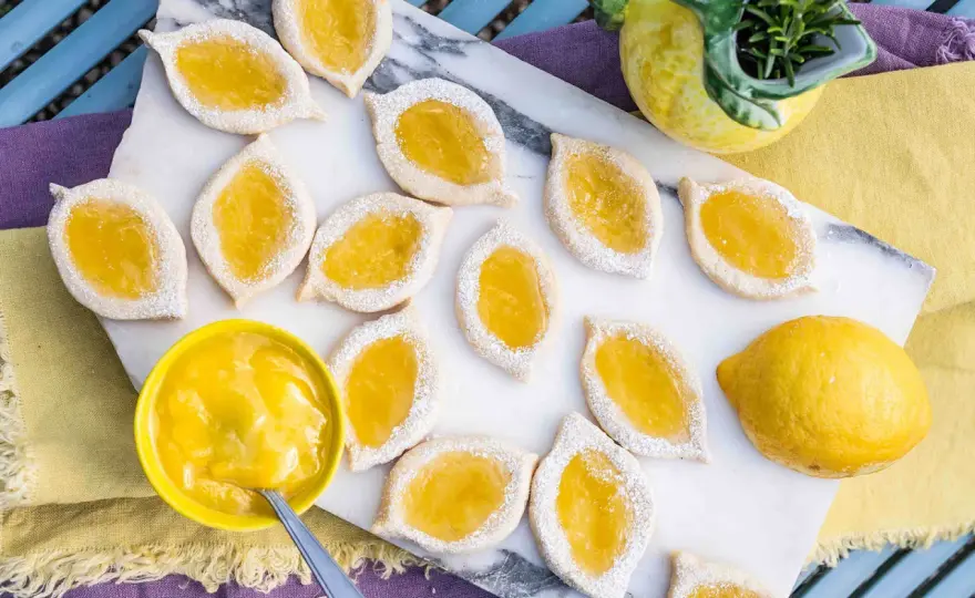 Italienische Zitronenkekse als weiche Citronelli backen